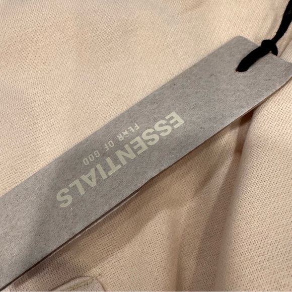 Fear Of God Essentials Hoodie Cream Size Large FOG Brand New NWT - Picture 6 of 11